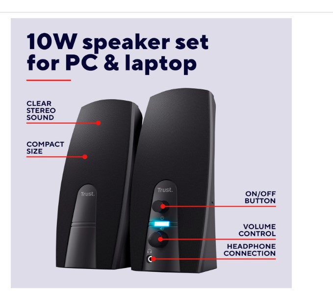 op 10 Stereo, USB & Compact Speakers for Gaming, Music, Movies & Office | Eknomart
