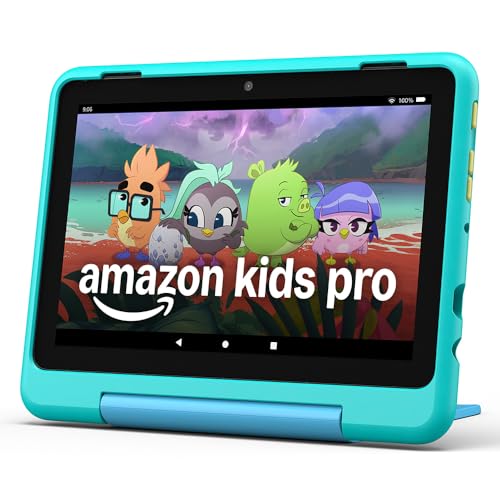 Fire HD 8 Kids Pro Tablet | 3GB Memory | Ads-Free Content | 8" HD Screen | Parental Controls | 13-Hr Battery | 32GB