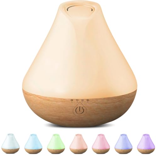 PureMist 100ML Essential Oil Diffuser: Ultrasonic Aromatherapy for Home, Air Freshener & Humidifier with Auto Shut Off