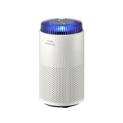 AIRMEGA 50 Compact Air Purifier: Quiet 18.4 inch, Smart Auto Mode for Home Bedroom, Small Space, Dust, Smoke, Pets