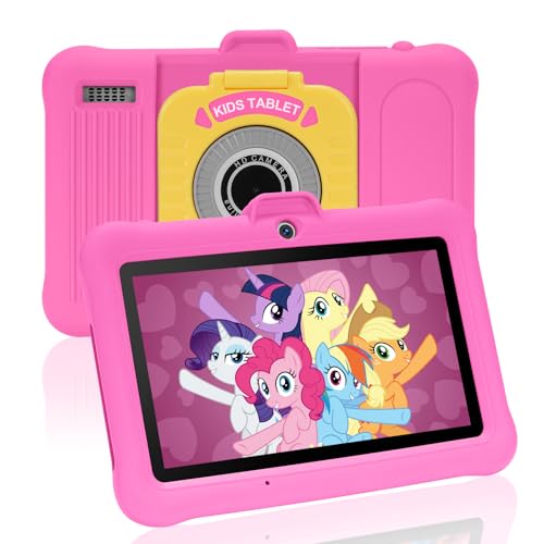 TABTIVI 7 inch Android Kids Tablet, GMS Certified, Parental Control, Pre-Installed Apps - Educative & Fun