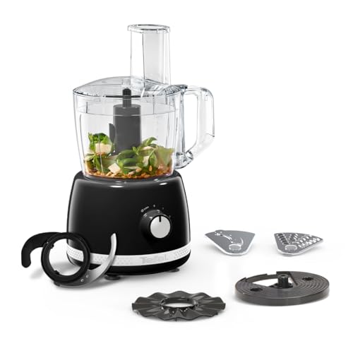 Tefal Soleil Food Processor: 2.4L Capacity, 13 Functions, 2 speeds, 4 Accessories, Black