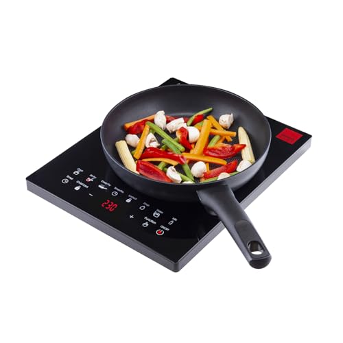 Sensio Home Induction Hob: 8 Temp & Power Settings, Timer, Safety Lock