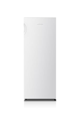 Fridgemaster Larder Fridge: Reversible Door, 242L Capacity, 55cm Width, White