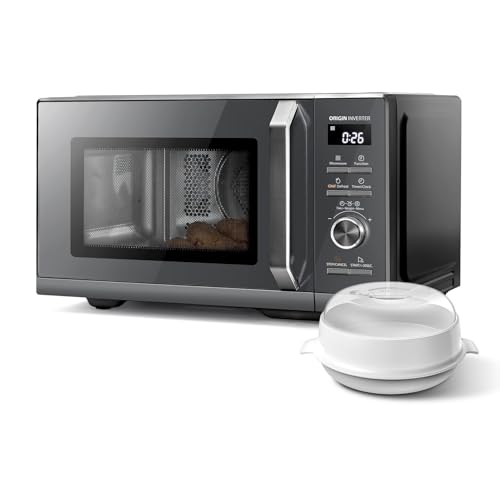 TOSHIBA 26L Air Fry Microwave Oven With Steamer - 6-in-1 Combo, Inverter, Convection, Grill - Morandi Grey