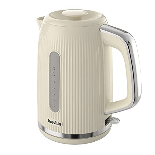 Breville Electric Kettle 1.7L Fast Boil Cream & Silver - ChatGPT