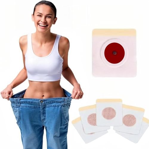 Natural Belly Fat Slimming Patches - 60PCS Weight Loss Stickers | Plant-Based Burner for Abdomen & Waist | Toning & Detox Solution