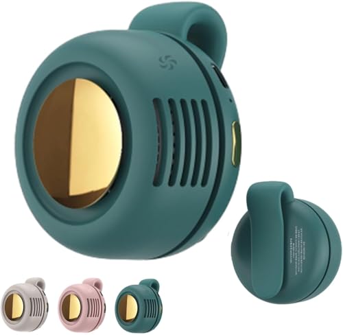 Silent Mini Bladeless Electric Fan, 3-Speed USB Rechargeable Body Fan