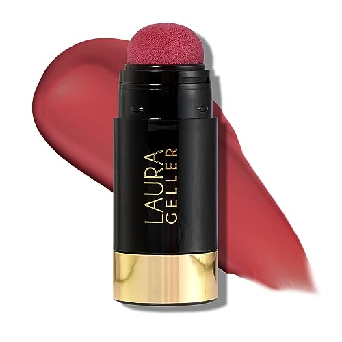 LAURA GELLER Serum Blush Tint - Hydrating Liquid Blush, Blushing Berry, Long-Lasting, Plump Cheeks, Natural Finish