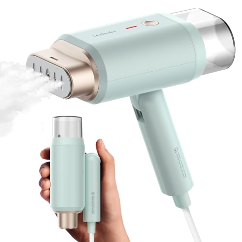 Newbealer Clothes Steamer: Portable 1200W Handheld Steamer, Fast Heat Up, 180ml Tank, Horizontal & Vertical Steaming