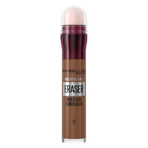 Maybelline Anti-Age Eraser Eye Concealer, Dark Circles & Blemish Cover, Full Coverage, Shade 13 Cocoa