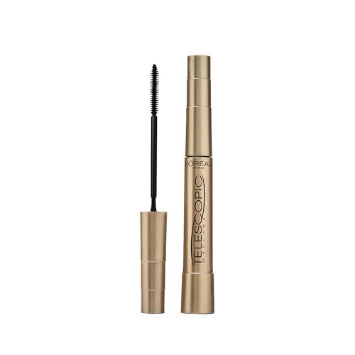L'Oréal Paris Telescopic Mascara for Dramatic Length & Definition, 71% Lengthening, Smudge-Resistant, 36H Wear - 8ml