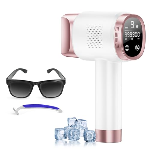 21J Laser Hair Removal Device with Ice-Cooling System - Painless IPL for Face, Bikini, Armpit & Body