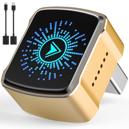 Bemkia Wireless CarPlay Adapter for iPhone & Android Auto - Fast Connect