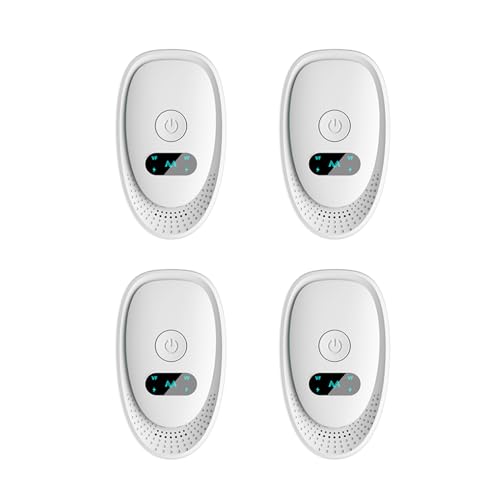 2025 Upgraded Ultrasonic Pest Repeller 4 Packs for Insects, Mice, Ants, Mosquitoes - Indoor Plug-in