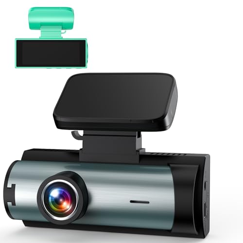 Rexing Dash Cam: Full HD 1080P Front & Rear Cameras, Green