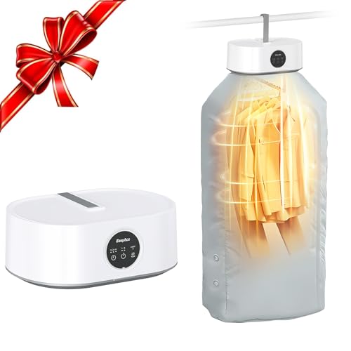 EasyAcc Portable Electric Clothes Dryer 2H Quick Dry 600W UV Sterilization - Fast Drying for Light Clothes & Underwear