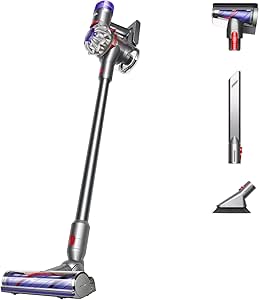Dyson V8 Plus Cordless Vacuum: Cleans Hard Floors, Carpets, Detangles - Handheld, 115AW Power, 2 Modes, 40 Min Runtime