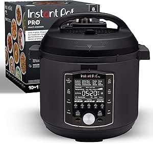 Instant Pot Pro 8 Quart 10-in-1 Multi-Cooker with App, Recipes