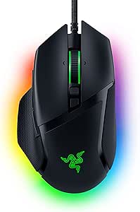 Razer Basilisk V3 Gaming Mouse: Customizable Ergonomic Design, Fast Switch, Chroma RGB, 26K DPI Sensor, 11 Buttons - Classic Black