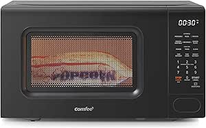 COMFEE 0.7 cu.ft Small Microwave, 11 Power Levels, Speedy Cooking