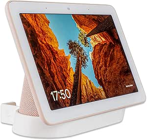 P3D-Lab Wall Mount for Google Nest Hub 1st Gen, White - Securely Position Your Nest Hub - 3 Yr Warranty - UK Made