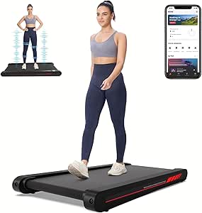 Sperax 3-in-1 Under Desk Treadmill Pad with APP, Low Noise Vibration, Remote Control - Portable Treadmill for Home Office