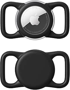 Clear Dog & Cat Collar Airtag Holder, Waterproof & Durable, Easy Install