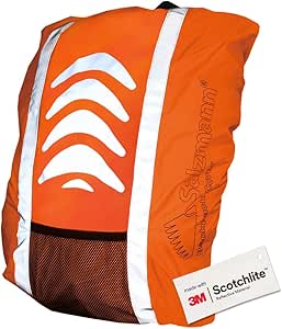 Salzmann Reflective Backpack Cover 3M | High Visibility, Waterproof | Cycling, Running, Hiking