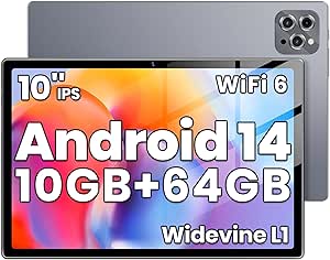 2025 Android Tablet 10.1 inch Octa-Core, 10GB RAM, 64GB, 1TB, 5G/2.4G WiFi