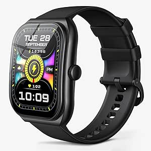Fitness Smartwatch for Men 2.01 inch HD Display, 118 Sports Modes - Heart Rate, SpO2, Blood Pressure Monitoring