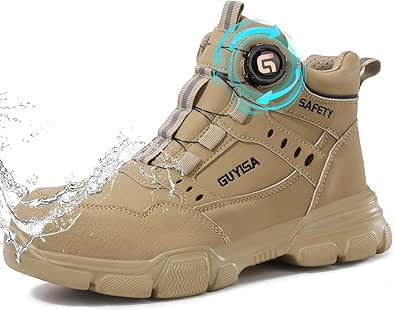 Lightweight Waterproof Steel Toe Work Boots for Men & Women