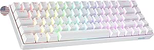 Geeky 65% Hot Swappable RGB Gaming Keyboard for PC/Mac