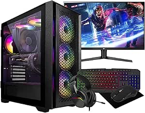 Computek Gaming PC Bundle, i7-3770, 16GB RAM, 256GB SSD, GT 730 2GB, Windows 11