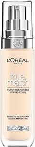 L'Oreal True Match Liquid Foundation with Hyaluronic Acid - 46 Shades, SPF 16 - 30ml
