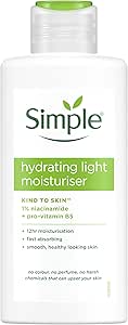 Simple Hydrating Light Moisturiser with Pro-Vitamins B5 & E - 12-Hour Moisturisation - 125 ml