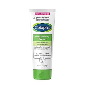 Cetaphil Moisturizing Cream for Dry Skin, Fragrance-Free, 85g