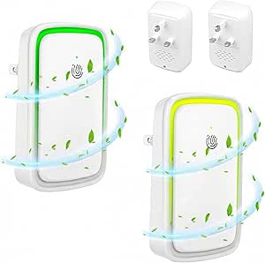 UK Mini Plug-In Air Purifier for Bedroom Home - Dust, Smokers, Pet - Ionizer Inch