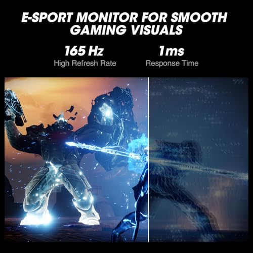 KOORUI 34" Curved Gaming Monitor, WQHD 165Hz, 1ms, HDR, VA Panel