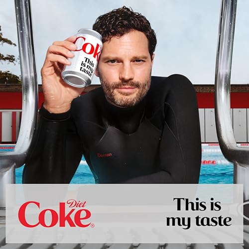 Diet Coke 330ml Can Cola - Pack of 24, Refreshing Soda Drink