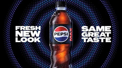 Pepsi Max 500ml Cans - Zero Sugar Soda, 24 Pack