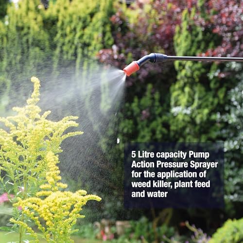 Spear & Jackson 5L Pump Action Pressure Sprayer for Gardens