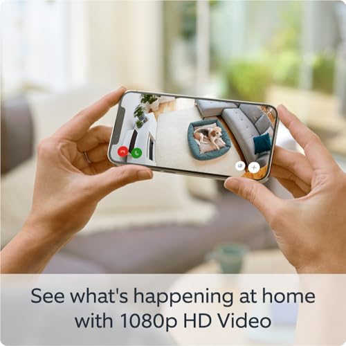 Ring Indoor Camera 2nd Gen: Pet Security 1080p HD, Two-Way Talk, Wifi, Privacy Cover, DIY - Alternative to CCTV - Free Trial