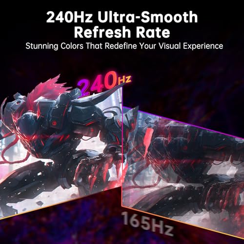 KTC 27" OLED Gaming Monitor | 1440P 2K@240Hz | DisplayHDR True Black 400 | Adaptive Sync, 136% sRGB | HDMI 2.1, DP 1.4, USB C | Adjustment Stand