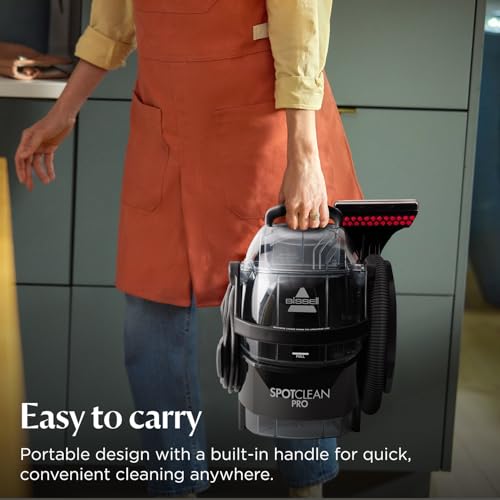 BISSELL SpotClean Pro Carpet Cleaner 750W - Remove Spills & Pet Messes