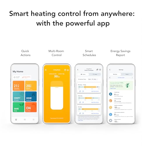 tado Smart Thermostat X - Wired Room Control, App & Speaker Compatible