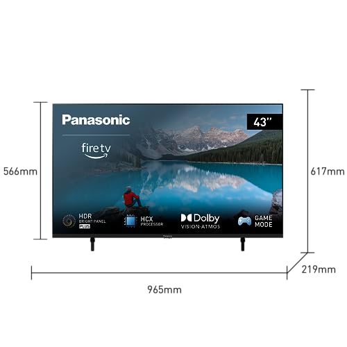 Panasonic 43" 4K Smart TV, HDR, Dolby Atmos/Vision, Fire TV