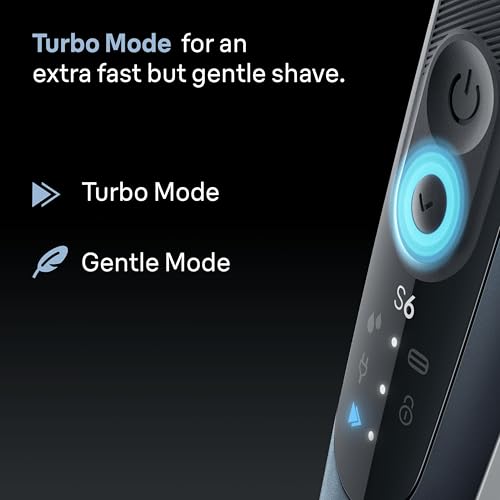 Braun Series 6 Electric Shaver for Men, Wet & Dry, Precision Trimmer, Cordless - Waterproof, Grey