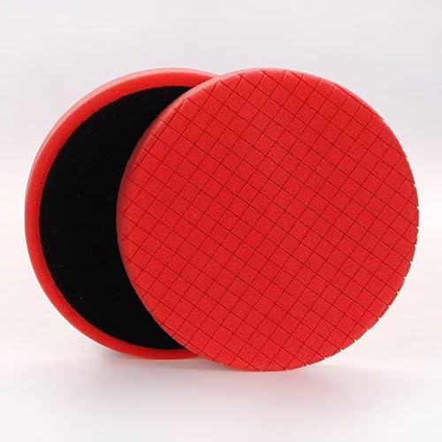 Innsky 5Pcs 125mm Polishing Pad Kit - Heavy Cut Foam Buffing Pads for Car & Furniture Waxing