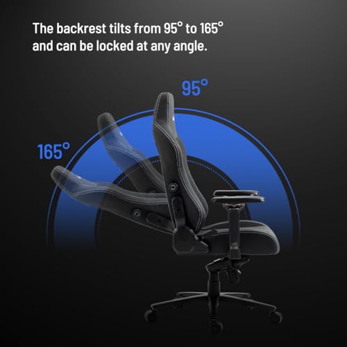 boulies Master Gaming Chair: Ergonomic Office Chair for Adults, 4D Armrests, Lumbar Support, Head Pillow